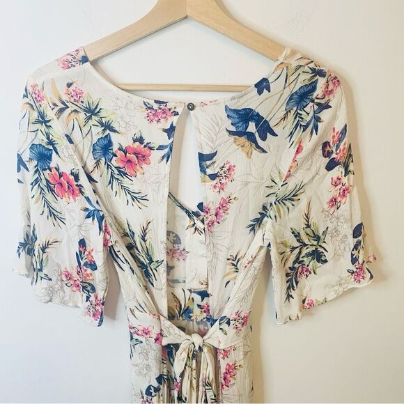 American Eagle botanical romper dress size 4 - Picture 5 of 14